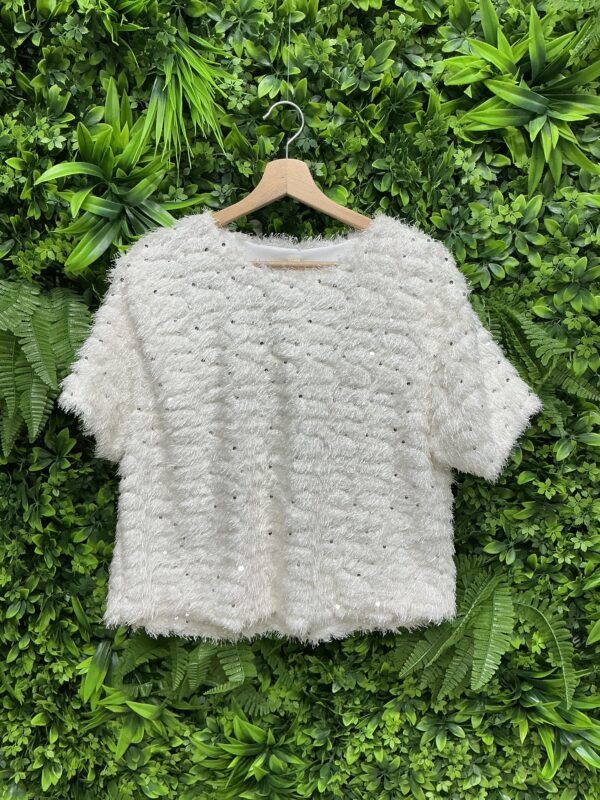 MAGLIA E PANTALONE PAILLETTES DONNA