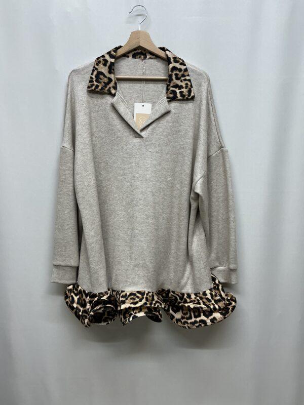 MAGLIA LEOPARDATO DONNA