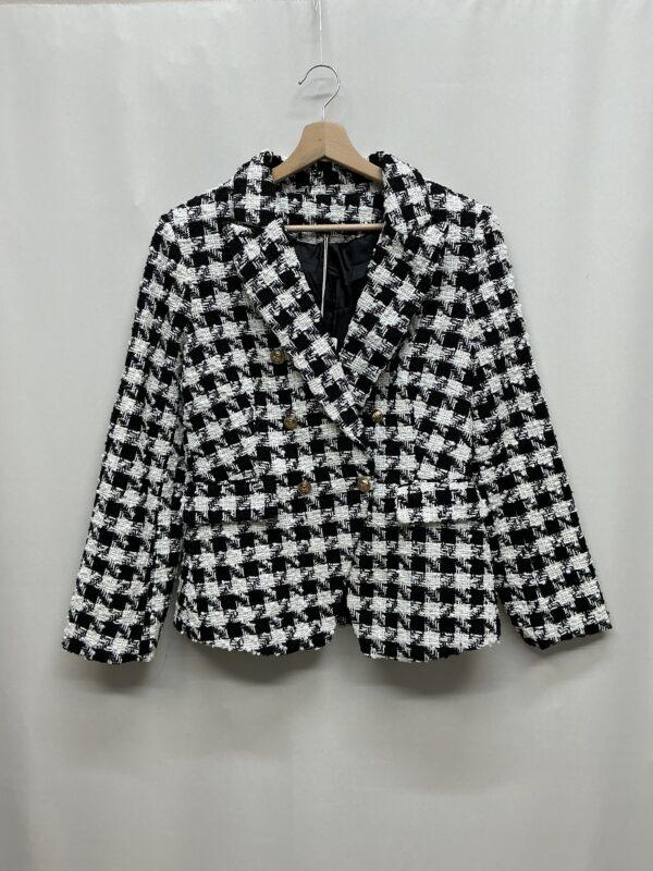 BLAZER A QUADRETTI DONNA