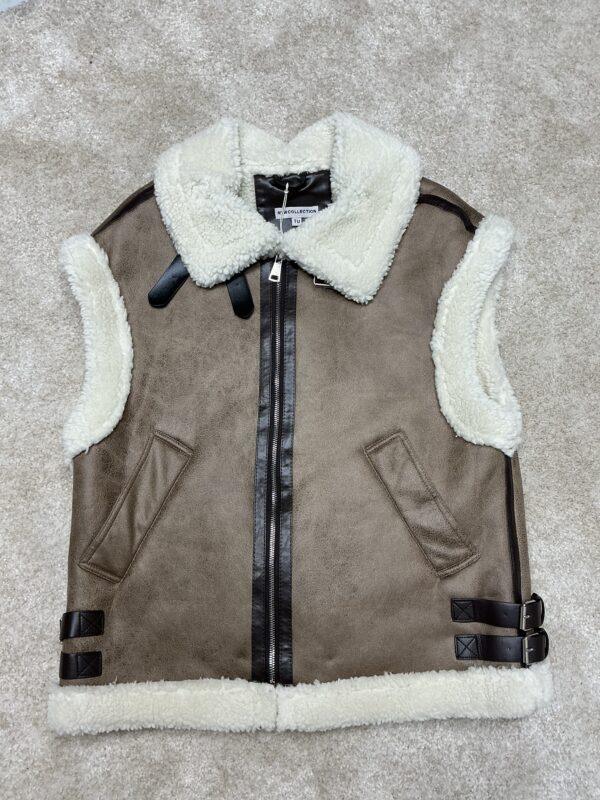 GILET ECOPELLE DONNA