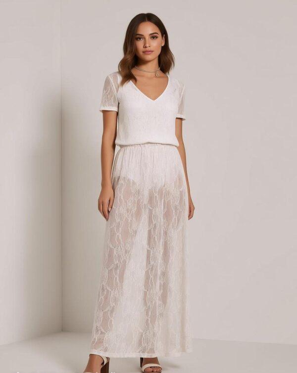 GONNA IN PIZZO DONNA