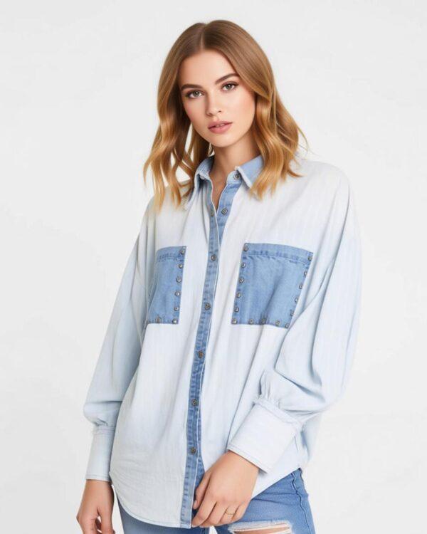 CAMICIA IN JEANS DONNA