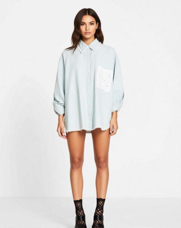 CAMICIA IN JEANS DONNA