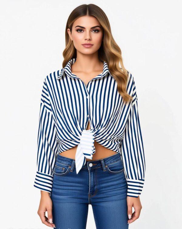 CAMICIA A RIGHE DONNA