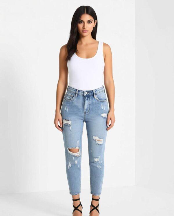 PANTALONE IN JEANS DONNA