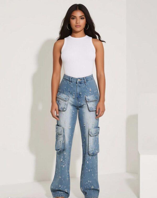 PANTALONE IN JEANS DONNA