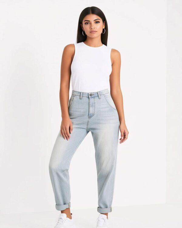 PANTALONE IN JEANS DONNA