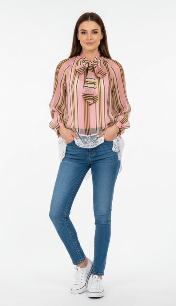 CAMICIA A PIZZO DONNA