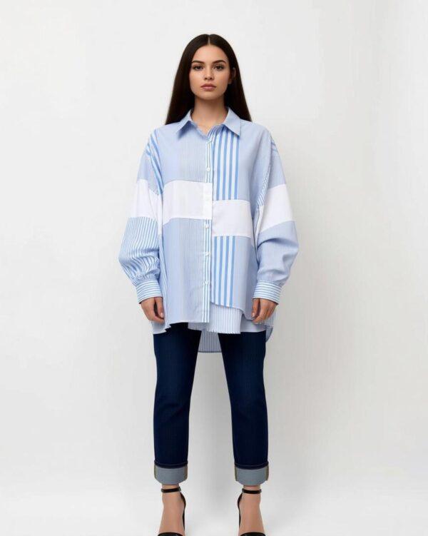 CAMICIA A RIGHE DONNA