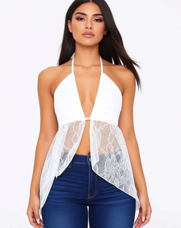 CANOTTA IN PIZZO DONNA