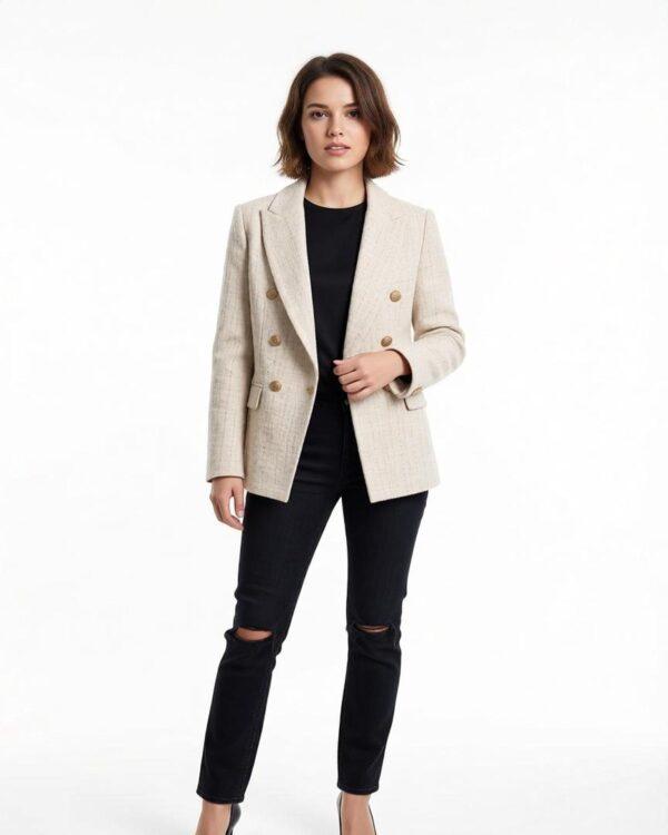 BLAZER A QUADRI DONNA