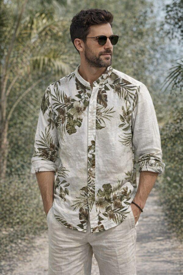 CAMICIA LINO UOMO