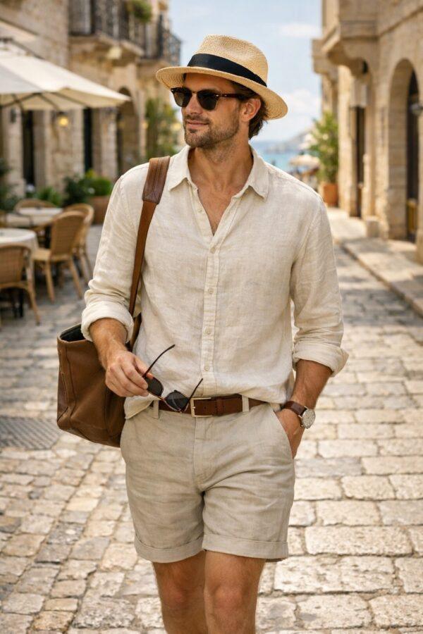 CAMICIA LINO UOMO PACCO DA 6PZ